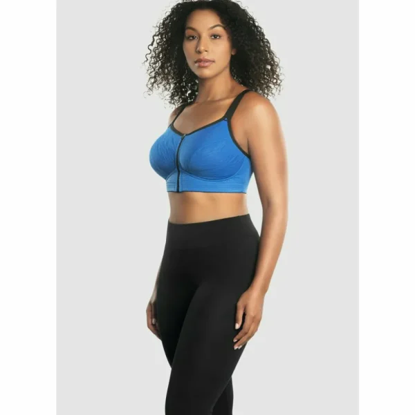 Buy Wave Wirefree Zip Front Sports Bra