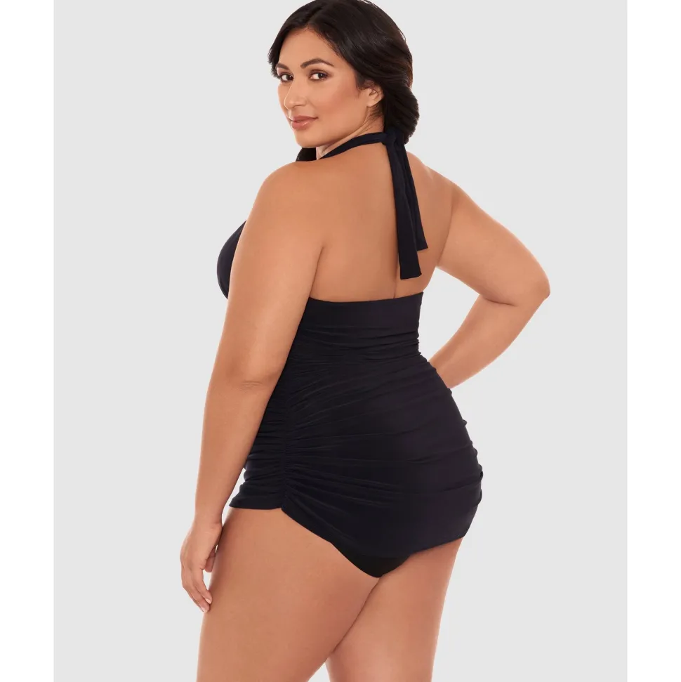Buy Yvonne DD Cup Halterneck Short Shirred Swimdress