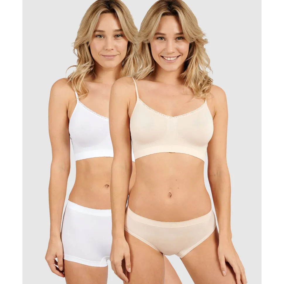 Buy Zen Attitude Crop Top Style Wirefree Bralette