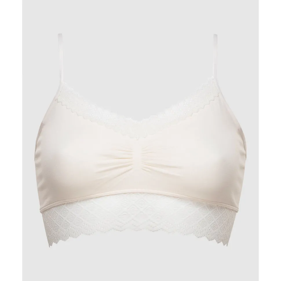 Buy Zen Dentelle Longline Wirefree Bralette with Lace