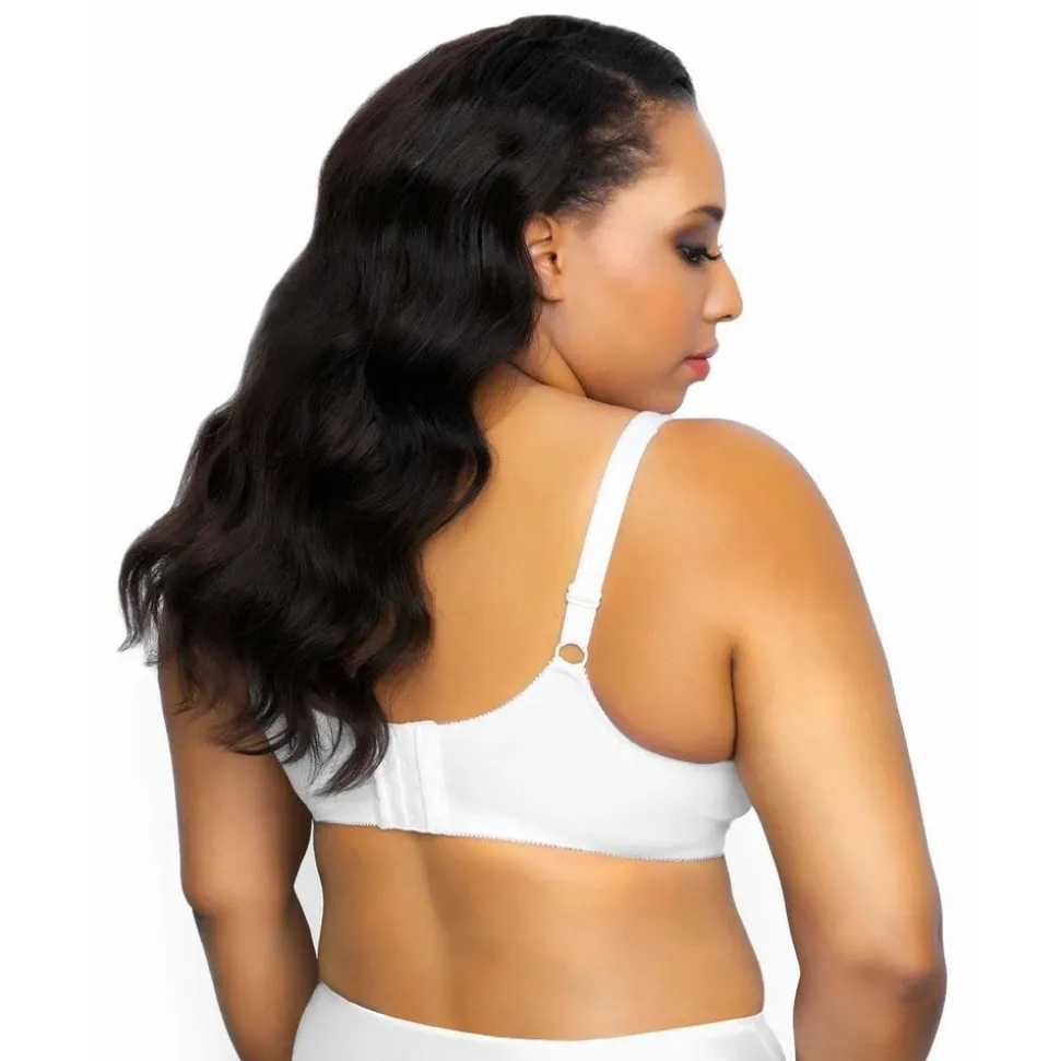 Exquisite Form Cotton Soft Cup Bra With Lace Style Gallery