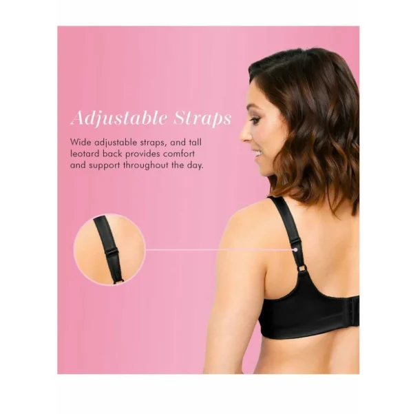 Exquisite Form Side Shaping Bra with Floral Lace
